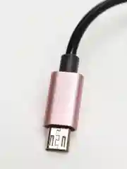 Розовый кабель USB - Type-C / microUsb  для Зарядки и Передачи данных