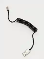 Серебряный кабель USB - Type-C / microUsb  для Зарядки и Передачи данных