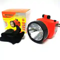 Налобный аккумуляторный фонарь MR-901, LED