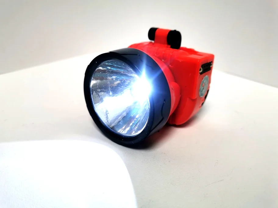 Налобный аккумуляторный фонарь MR-901, LED