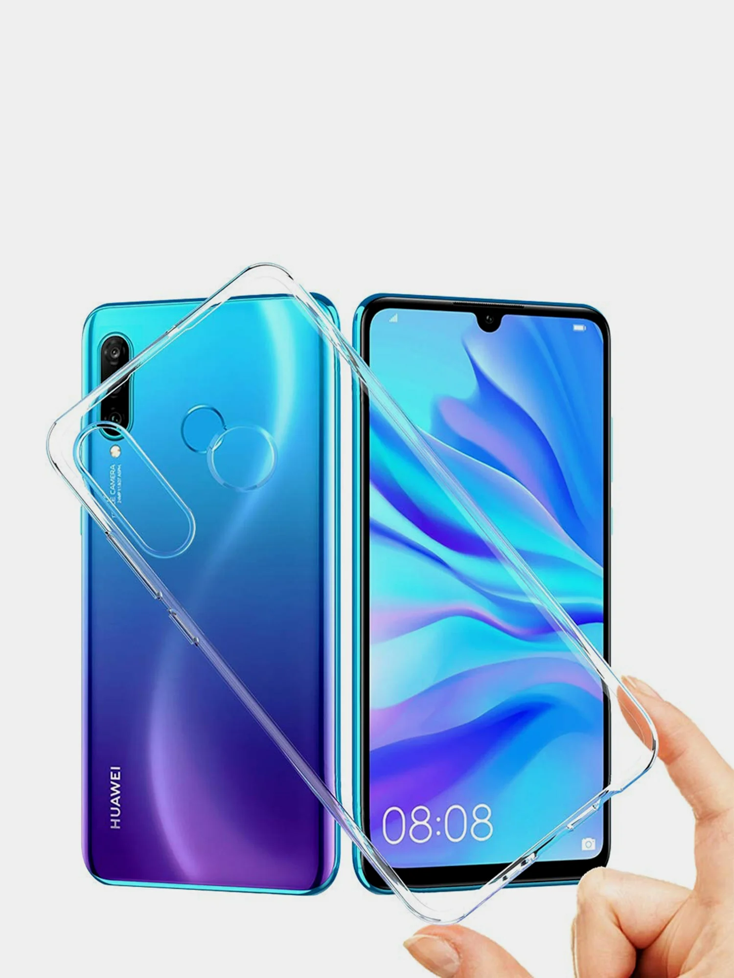 Чехол Huawei Honor 10i / Honor 20E, Хуавей Хонор 10ай, Хонор 20Е прозрачный силиконовый