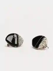 Черный серьги