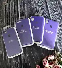Желтый силиконовый чехол с логотипом Silicone Case для iPhone 11pro max, 11pro, 11, Xs max, X/Xs, XR, 7/8, 6 plus/6s plus, 7 plus/8 plus
