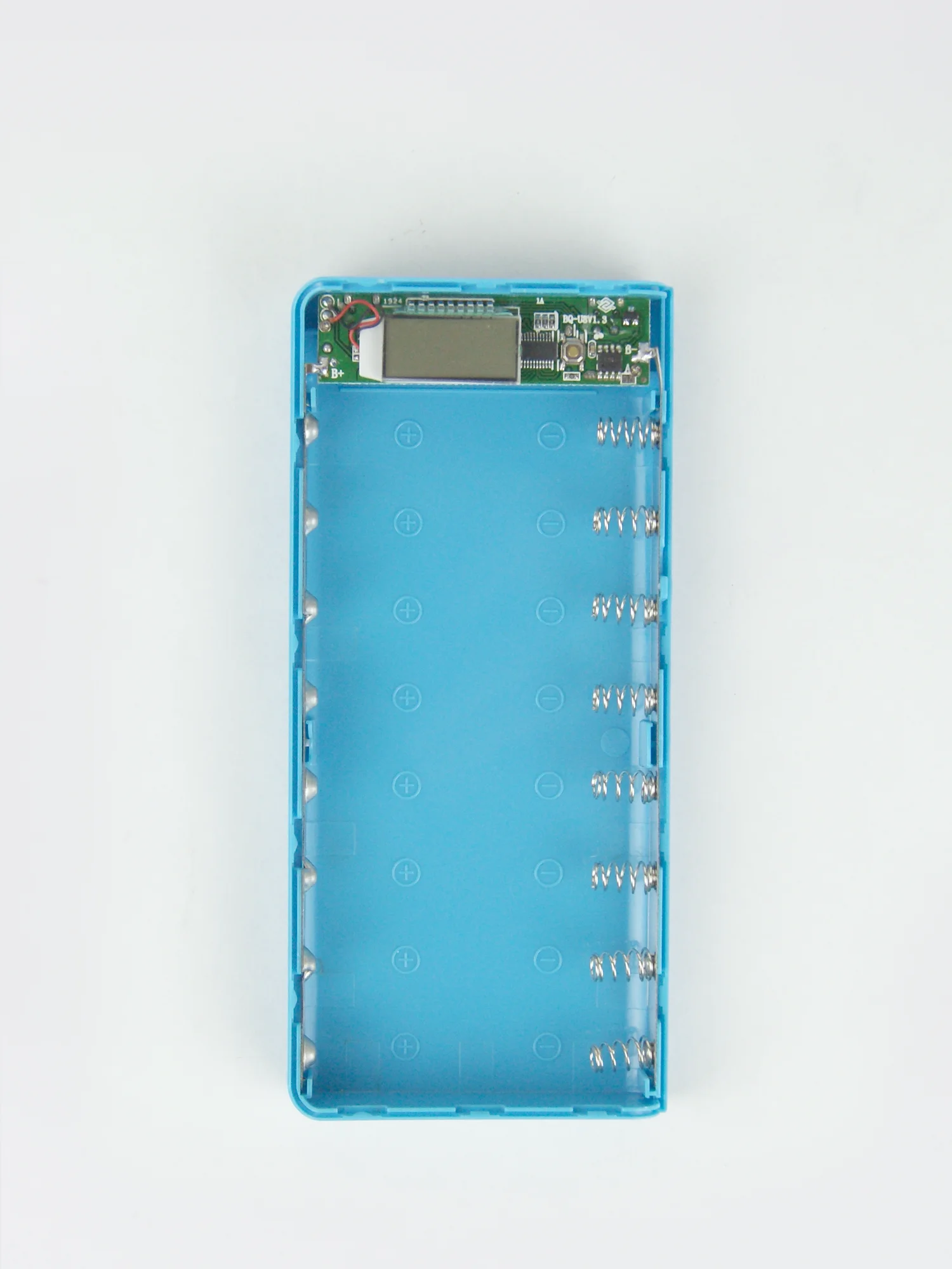 Серебряный корпус для Power bank на 8 / 5 аккумуляторов 18650