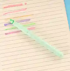 Зеленый маркер/ фломастер с печатью