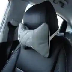 Белый автомобильная подушка под голову / подушка для авто