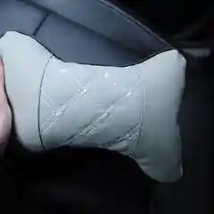 Белый автомобильная подушка под голову / подушка для авто