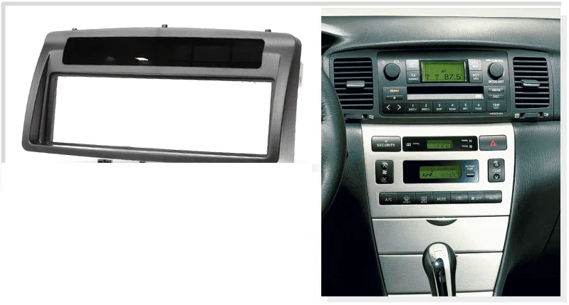 Переходная монтажная рамка 1-DIN (11-037) для Toyota Corolla 2001-2006