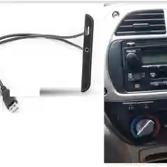 Переходная монтажная рамка 2-din 7 дюймов (11-712) для Toyota боковые вставки с USB + AUX