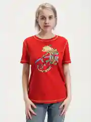 Футболка с принтом-оберегом, 100% хлопок