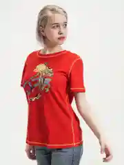 Футболка с принтом-оберегом, 100% хлопок