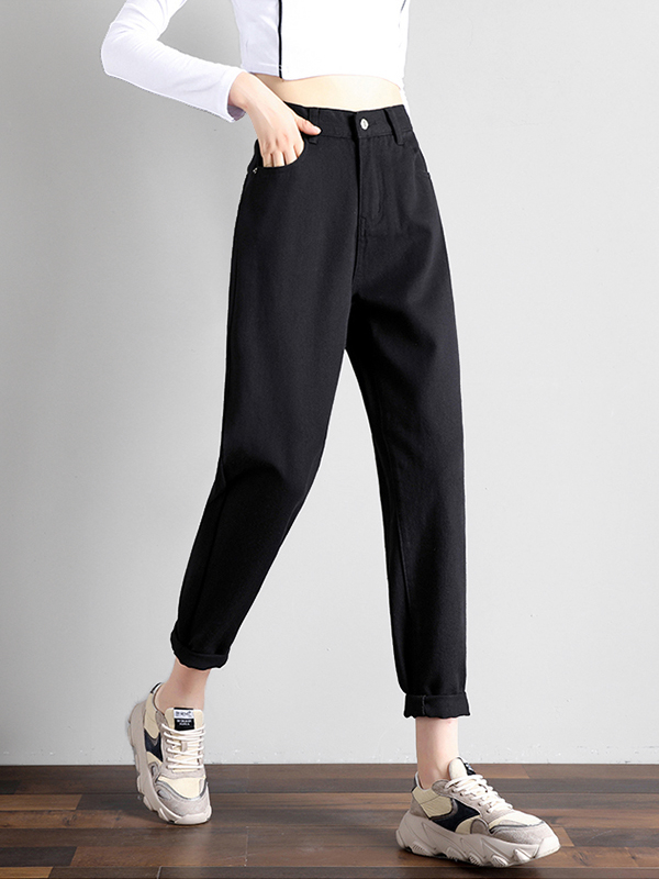 Женски�� штаны бойфренд на резинке купить по цене 990 ₽ в интернет-магазинеKazanExpress