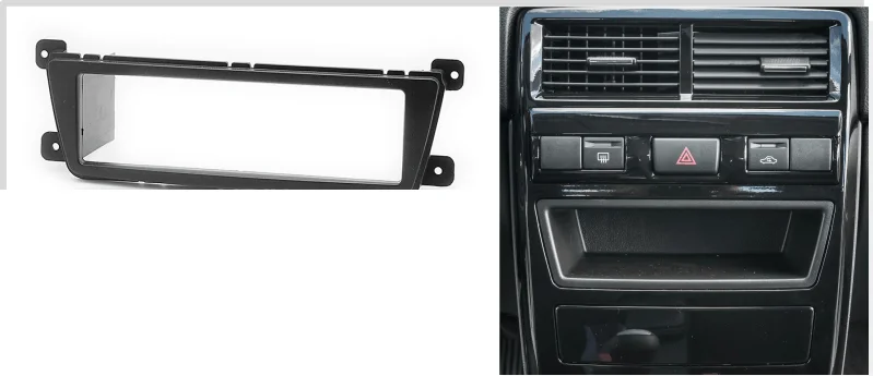 Переходная монтажная рамка 1-DIN (11-781) для Lada Priora, Kalina 2013+