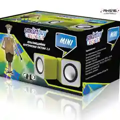 Активные компьютерные колонки SmartBuy MINI, для ноутбука и компьютера