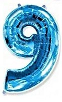 Шар цифра "9"