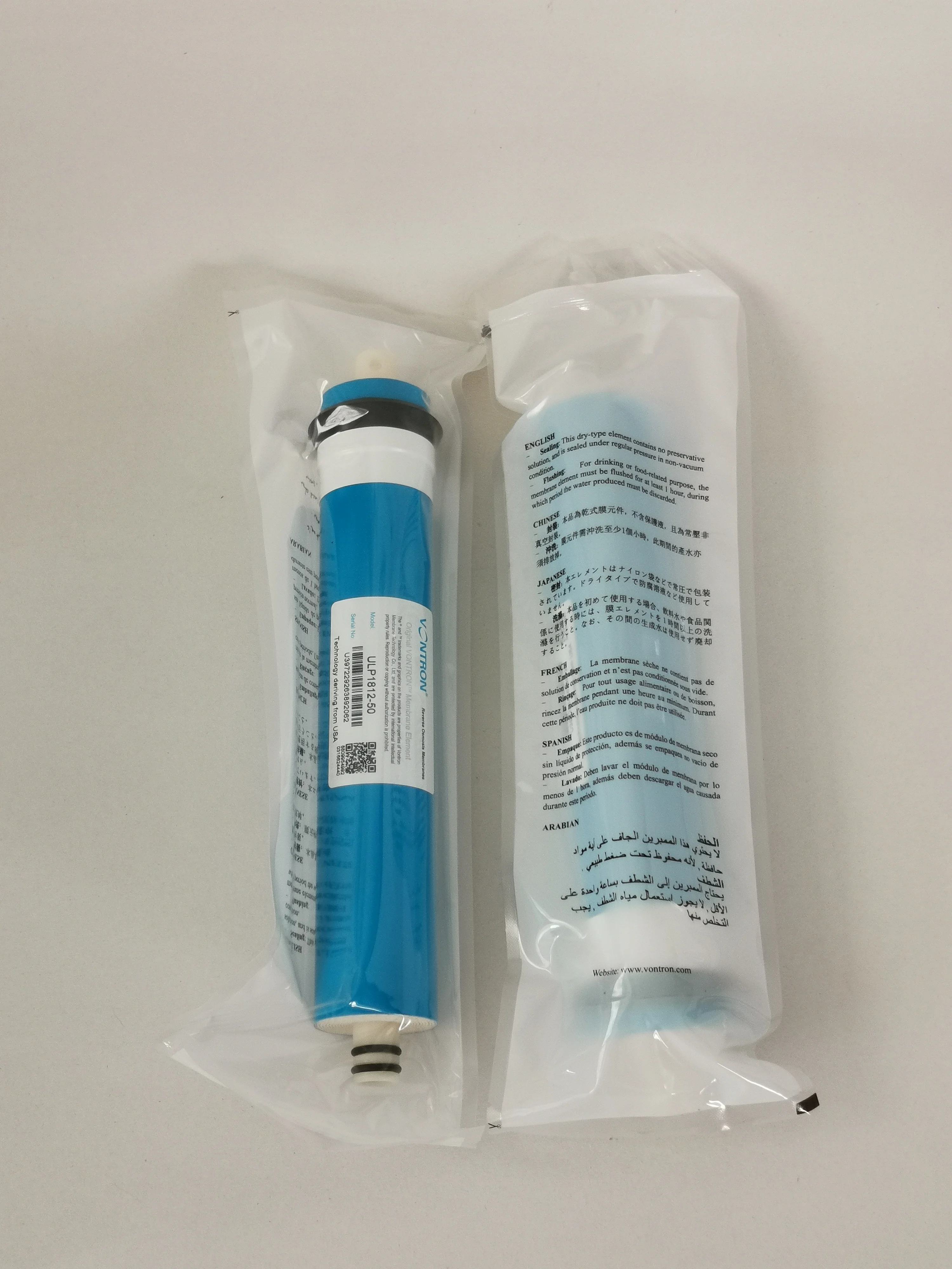 Vontron ULP 1812-50 GPD мембрана обратного осмоса