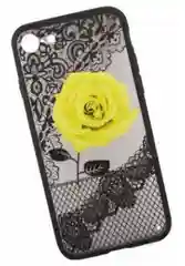 Коричневый чехол силиконовый на Iphone