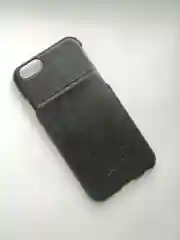 Серый чехол силиконовый на Iphone