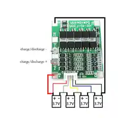 BMS 3S / 4S Балансировочная микро схема контроллер заряда на 3 / 4 аккумулятора 18650