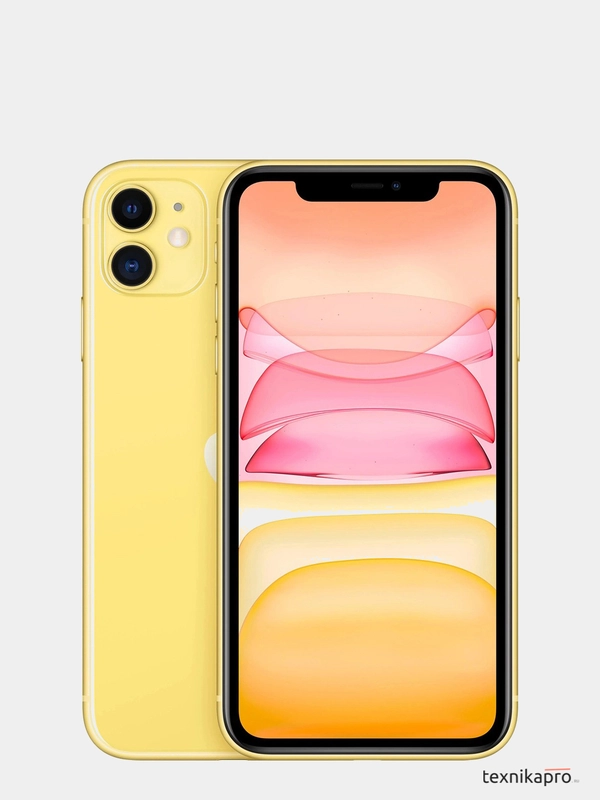 Смартфон Apple iPhone 11 64GB желтый купить по цене 58990 ₽ в интернет ...