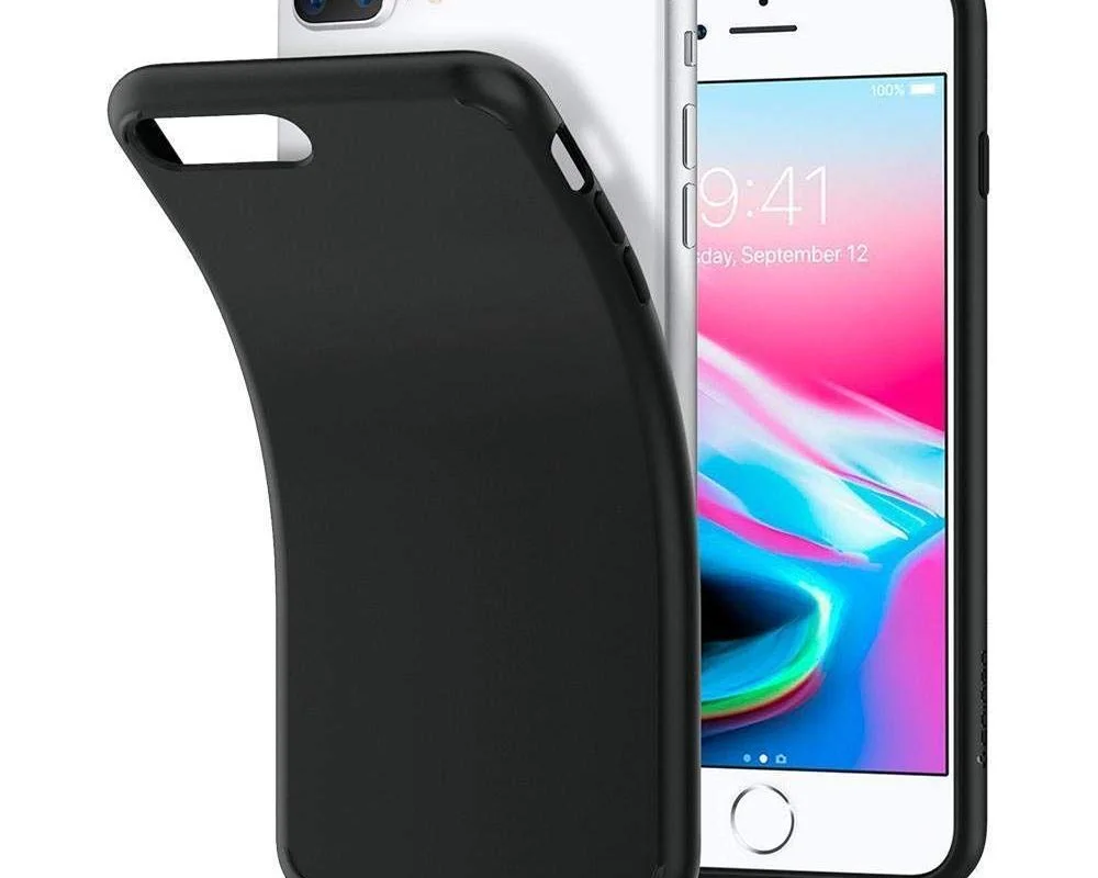 Чехол для iPhone всех моделей, силиконовый, черный