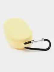 Желтый силиконовый чехол AirDots с карабином