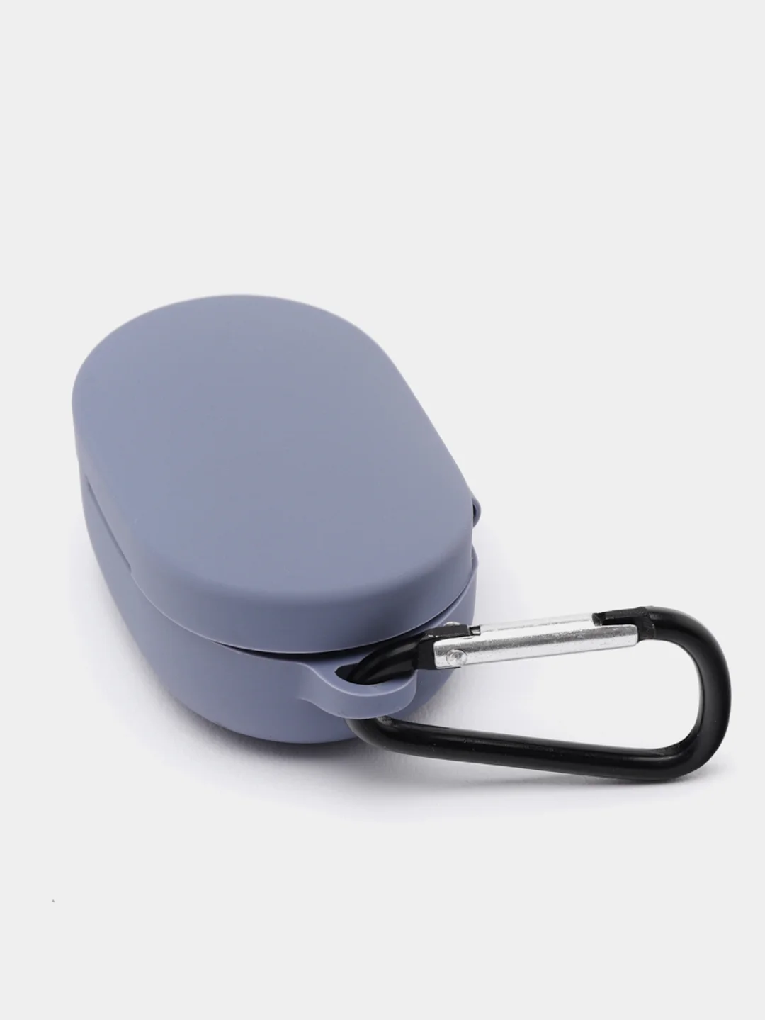 Фиолетовый силиконовый чехол AirDots с карабином