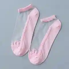 Розовый носки короткие