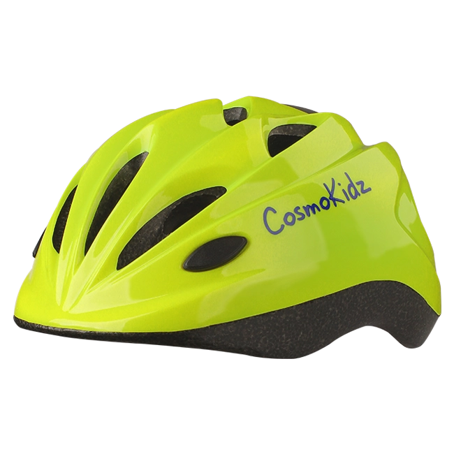 Детский велошлем COSMOKIDZ Crispy c регулятором размера, желтый, XS
