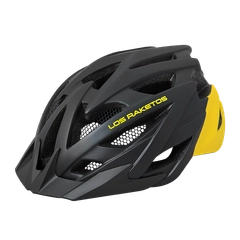 Шлем LOSRAKETOS RAPID Black Yellow со съемным козырьком, S/M