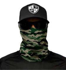 Шарф маска SA Co. GREEN MILITARY CAMO