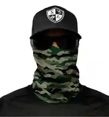 Шарф маска SA Co. GREEN MILITARY CAMO