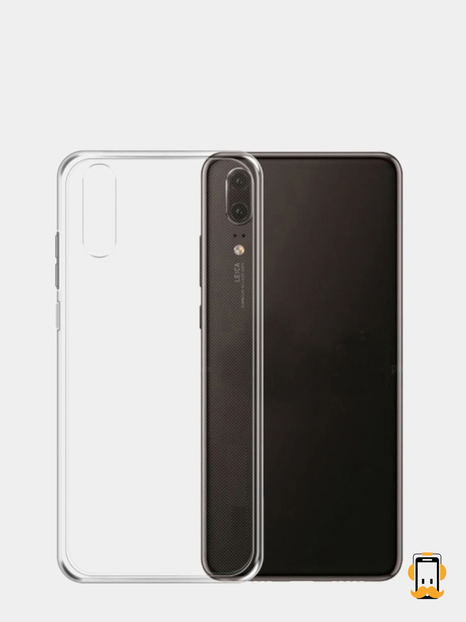 Чехол Huawei P20, Хуавей П20 прозрачный силиконовый