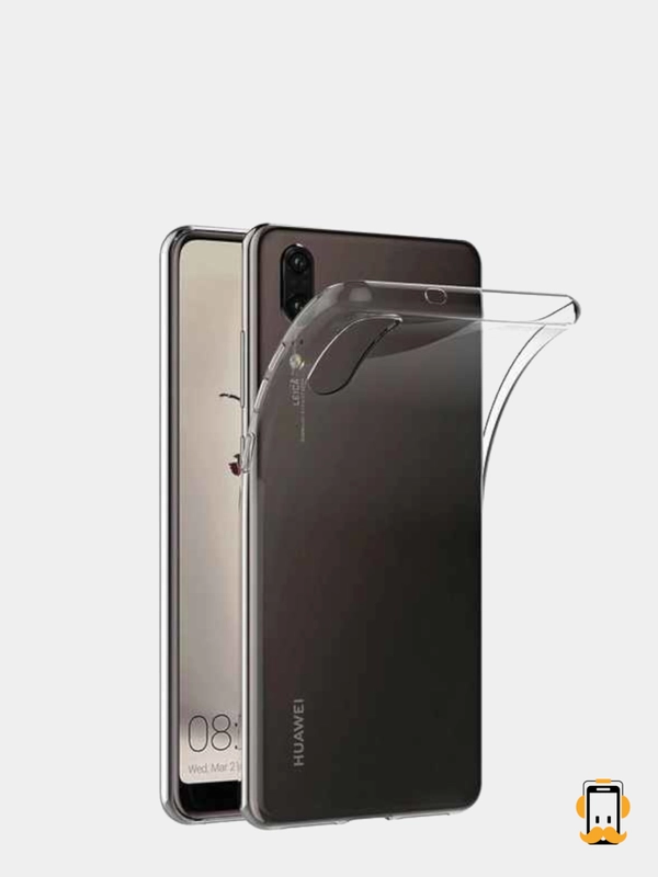 Чехол Huawei P20, Хуавей П20 прозрачный силиконовый