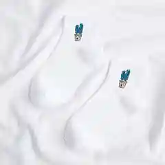 Серебряный носки Унисекс
