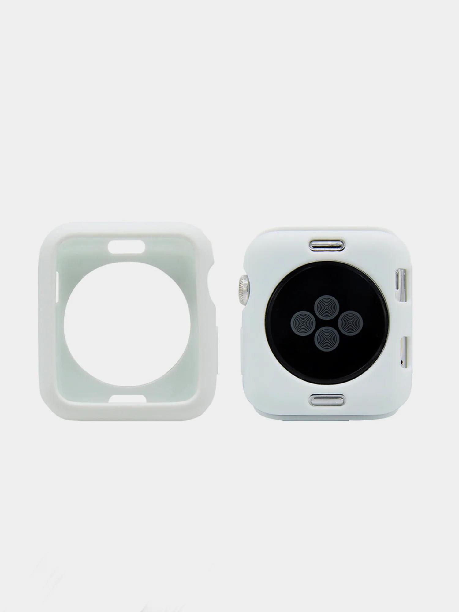 Белый защитный кейс для Apple Watch