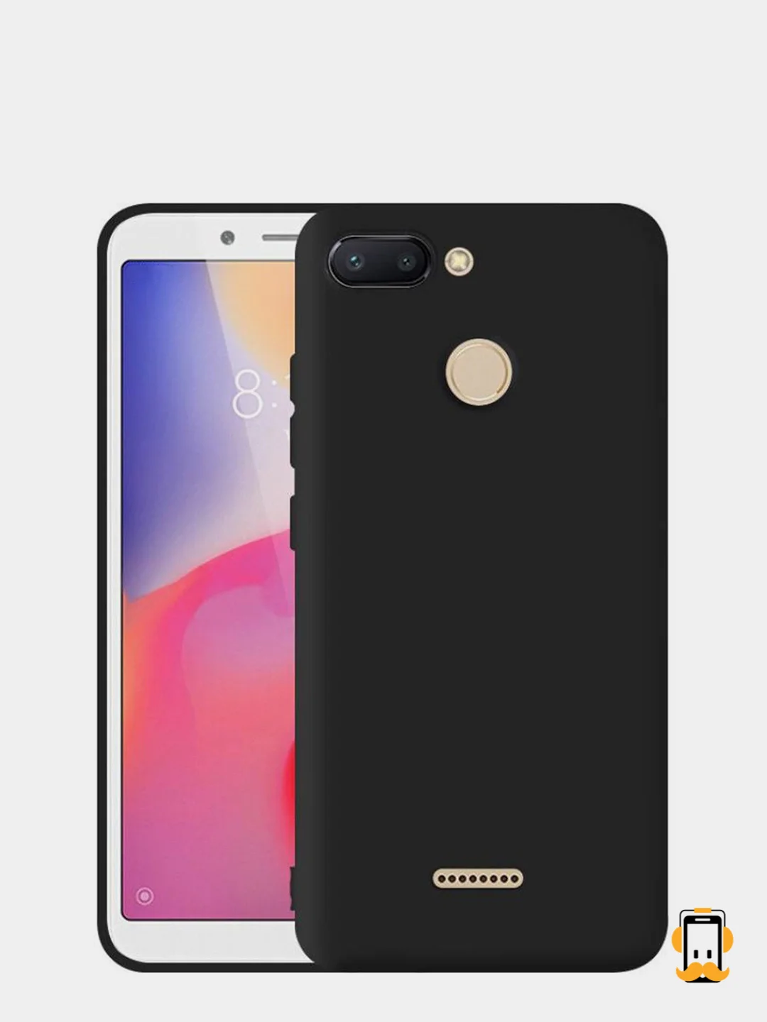Чехол Xiaomi Redmi 6, Сяоми Редми 6 черный силиконовый
