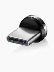 Серебряный магнитный кабель без разъема 3А, разъёмы MicroUSB, Type-C, Lightning для Андроид, iPhone