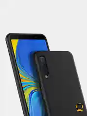Чехол для Samsung Galaxy A7 2018, Самсунг Галакси А7 2018 черный силиконовый