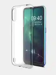 Чехол силиконовый для Samsung Galaxy A01, прозрачный