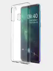 Чехол силиконовый для Samsung Galaxy A21, прозрачный