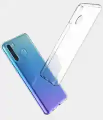 Чехол силиконовый для Samsung Galaxy A21, прозрачный