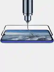 Защитное стекло для Xiaomi Redmi Note 8 Pro Full Glue на полный экран, черное