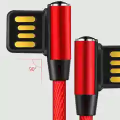 Кабель микро usb локоть 2А / Угловой кабель для зарядки телефона