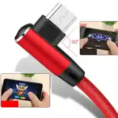 Кабель микро usb локоть 2А / Угловой кабель для зарядки телефона
