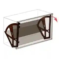 Карамельный поворотное устройство под обувь
