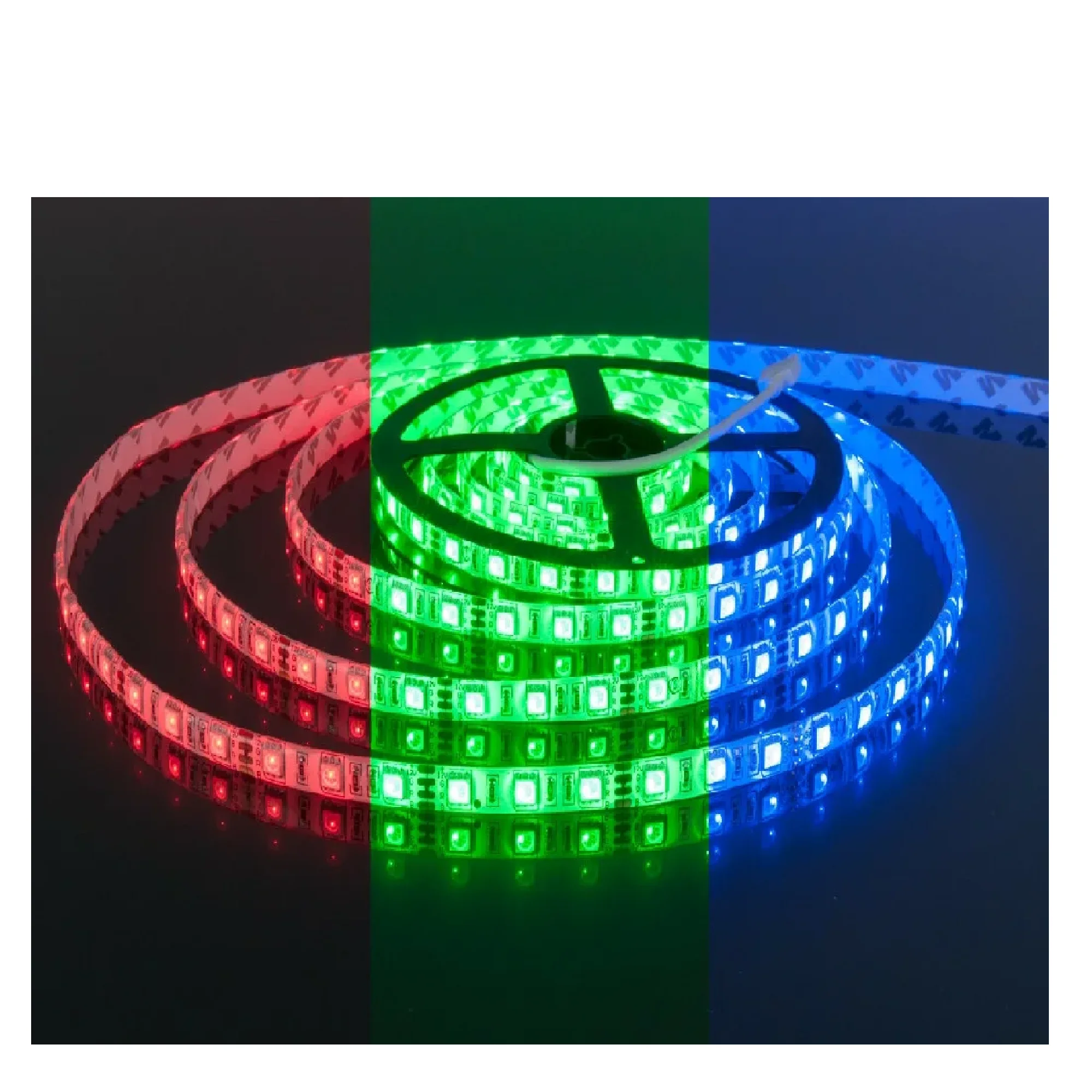 Лента светодиодная 14,4 Вт/м цветная RGB (5м)