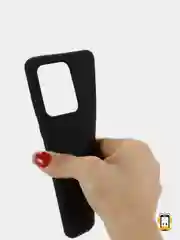 Чехол Samsung Galaxy S20 Ultra, Самсунг Галакси С20 Ультра, черный, силиконовый