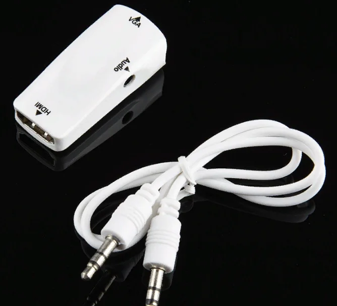 Переходник HDMI (мама) - VGA+AUDIO