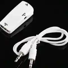 Переходник HDMI (мама) - VGA+AUDIO